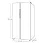 Miniatura de Refrigerador Samsung Bespoke Side by Side 28 pies cúbicos Blanco RS28CB760A12EM