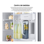 Miniatura de Refrigerador Samsung Bespoke Side by Side 28 pies cúbicos Blanco RS28CB760A12EM