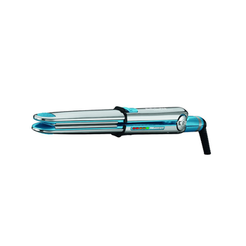 Imagen 2 de Plancha para cabello BaBylissPRO Optima 3100 Nano Titanium 1" color plata y azul