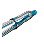 Miniatura de Plancha para cabello BaBylissPRO Optima 3100 Nano Titanium 1" color plata y azul