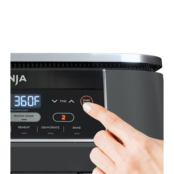 Imagen 3 de Ninja Foodi Freidora de Aire DualZone 6 en 1, modelo DZ201, color gris, capacidad de 7.5 litros