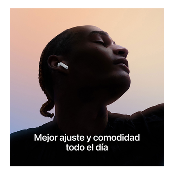 Imagen 3 de Apple AirPods 4 con Cancelación Activa de Ruido, modelo MXP93BE/A, color blanco, estuche de carga USB-C