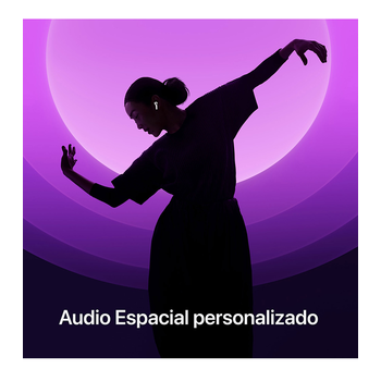 Imagen 4 de Apple AirPods 4 con Cancelación Activa de Ruido, modelo MXP93BE/A, color blanco, estuche de carga USB-C