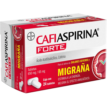 Imagen 4 de Cafiaspirina Forte, 24 tabletas