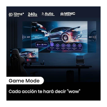 Imagen 9 de Mini proyector Hisense C2 con control remoto, cable de alimentación e instructivo