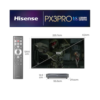 Imagen 5 de Proyector Láser Hisense PX3-PRO TriChroma de Tiro Ultra Corto