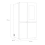 Miniatura de LG Refrigerador Door-in-Door Side by Side 28 Pies Cúbicos Modelo VS28QBP
