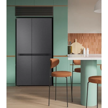 Imagen 2 de Refrigerador LG Duplex Side by Side Modelo VS23BEP 23 Pies Cúbicos Negro Mate