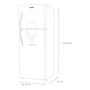 Miniatura de Refrigerador Mabe RME360FZMRX0 Top Mount 14 Pies Cúbicos Acero Inoxidable