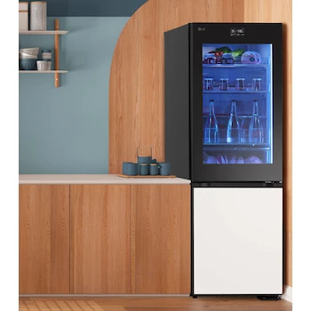 Imagen 2 de Refrigerador LG Bottom Mount 12 Pies Cúbicos Modelo GB35BVB Color Beige