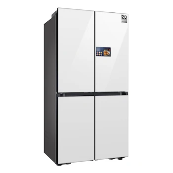 Imagen 4 de Refrigerador Samsung French Door RM90F66CDWEM 23 Pies Cúbicos AI Home Blanco
