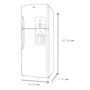 Miniatura de Refrigerador Mabe Top Mount 400 L Plata RMS400IBMRX0