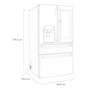 Miniatura de Refrigerador LG InstaView Door-in-Door Side-by-Side 30 Pies Cúbicos Modelo LM85SXD Acero Inoxidable