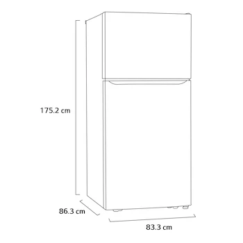 Imagen 3 de Refrigerador LG Top Mount Modelo GT24BS 24 Pies Cúbicos Color Plata