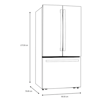 Imagen 3 de Refrigerador Bottom Mount 22 Pies Cúbicos Acero Inoxidable Modelo PWN22JYWCFS