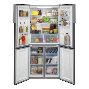 Imagen 5 de Refrigerador Haier French Door HQM458BKNSS0 458 L Acero Inoxidable Negro