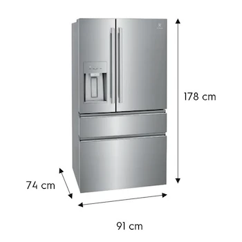 Imagen 3 de Refrigerador Electrolux French Door Modelo ERFG2393AS 21 Pies Cúbicos Acero Inoxidable