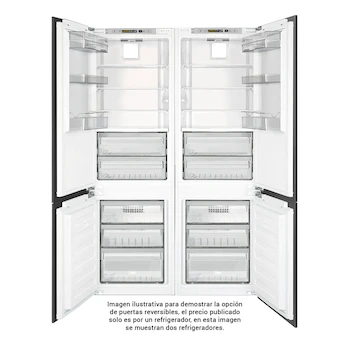 Imagen 3 de Refrigerador Smeg Panelable Top Mount Modelo CB300U Capacidad 7.1 Pies Cúbicos