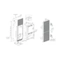 Miniatura de Refrigerador Smeg Panelable Top Mount Modelo CB300U Capacidad 7.1 Pies Cúbicos