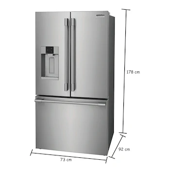 Imagen 3 de Refrigerador Frigidaire Professional Series French Door 28 pies cúbicos Modelo PRFS2883AF Gris