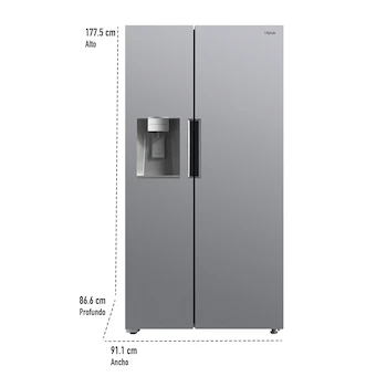 Imagen 3 de Refrigerador Teka Side by Side 27 Pies Cúbicos Modelo RLF 75950 SS Acero Inoxidable