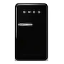 Miniatura de Frigobar Smeg Estilo 50's Retro 109 Litros Negro Modelo FAB10URBL3
