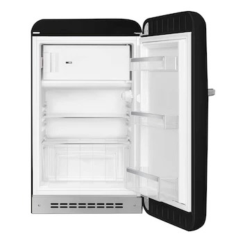 Imagen 4 de Frigobar Smeg Estilo 50's Retro 109 Litros Negro Modelo FAB10URBL3
