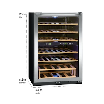 Imagen 3 de Frigidaire FRWW4543AS Enfriador de Vinos 45 Botellas Acero Inoxidable