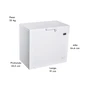 Miniatura de Congelador Horizontal Frigidaire FFCD07C4HRW Blanco 7 Pies Cúbicos