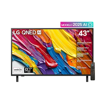 Imagen de referencia para LG QNED AI QNED82 4K Smart TV 43 Pulgadas Modelo 2025