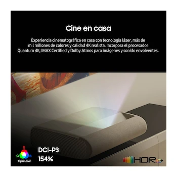 Imagen 5 de Proyector Láser Samsung The Premiere SP-LPU9D Blanco