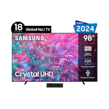Imagen de referencia para Samsung UN98DU9000FXZX 98 Pulgadas Plana LED Crystal UHD Tizen Smart TV