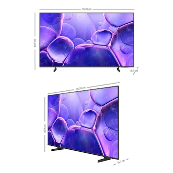 Imagen 2 de Samsung Pantalla Plana Crystal UHD 4K de 43 Pulgadas Serie U8200 Modelo UN43U8200FFXZX