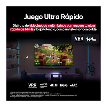 Imagen 5 de Pantalla Smart TV True Wireless LG QNED evo AI 65 Pulgadas 4K Modelo QNED9M 2025