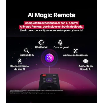 Imagen 2 de Pantalla Smart TV True Wireless LG QNED Evo AI 75 Pulgadas 4K Modelo QNED9M 2025