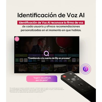 Imagen 3 de Pantalla Smart TV True Wireless LG QNED Evo AI 75 Pulgadas 4K Modelo QNED9M 2025