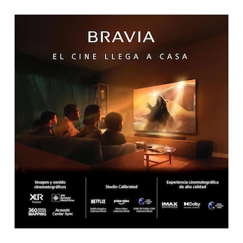 Imagen 2 de Sony Bravia 5 K-75XR50 Pantalla Plana Mini LED 4K de 75 Pulgadas