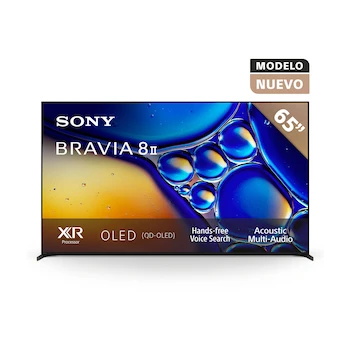 Imagen alusiva al producto Sony Pantalla OLED 4K de 65 Pulgadas Plana Serie Bravia 8 Modelo K-65XR80M2
