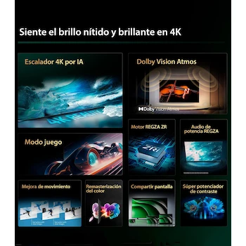 Imagen 4 de Toshiba Pantalla LED 4K UHD 55 Pulgadas Modelo 55C350NM