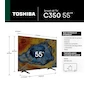Miniatura de Toshiba Pantalla LED 4K UHD 55 Pulgadas Modelo 55C350NM