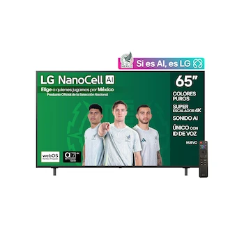 Imagen de referencia para LG 65NANO80ASA NanoCell AI NANO80 4K UHD Smart TV 65 Pulgadas 2025