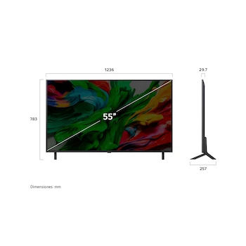 Imagen 2 de LG 55QNED85AUA QNED Evo AI QNED85 Series 55-Inch 4K Smart TV 2025