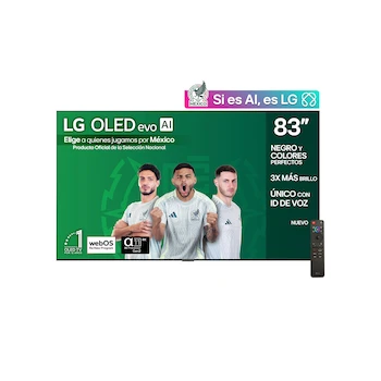 Imagen alusiva al producto Pantalla LG OLED evo AI Serie G5 4K Smart TV 83 Pulgadas Modelo OLED83G5PSA 2025