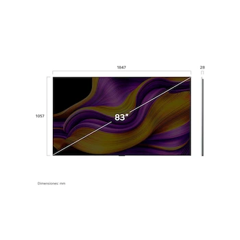 Imagen 3 de Pantalla LG OLED evo AI Serie G5 4K Smart TV 83 Pulgadas Modelo OLED83G5PSA 2025