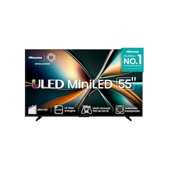 Imagen de referencia para Hisense Pantalla Plana de 55 Pulgadas ULED Mini-LED 4K Google TV Modelo 55U7QG