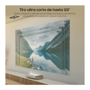 Imagen 5 de Proyector Samsung The Freestyle SP-LPU7D Blanco