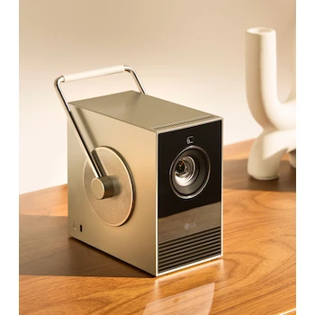 Imagen 2 de Proyector Portátil LG CineBeam Q HU710PB Gris