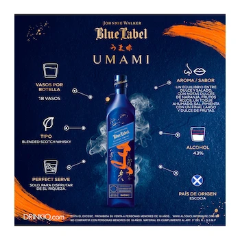 Imagen 5 de Blended Scotch Whisky Johnnie Walker Blue Label Elusive Umami 750 ml