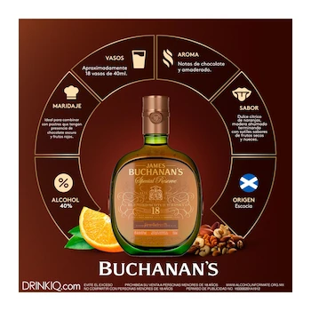 Imagen 5 de Whisky Buchanan's Special Reserve 18 Años Blended Scotch 750 ml