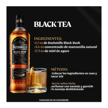 Imagen 3 de Bushmills Black Bush Irish Whiskey 750 ml
